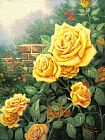 Thomas Kinkade A Perfect Yellow Rose
