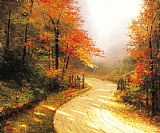 Thomas Kinkade Autumn Lane