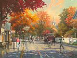 Thomas Kinkade Autumn on Mackinac Island
