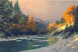 Thomas Kinkade Autumn Snow