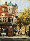 Thomas Kinkade Bloomsbury Cafe
