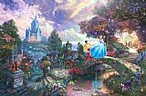 Thomas Kinkade Cinderella Wishes Upon a Dream