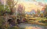 Thomas Kinkade Cobblestone Evening