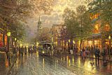 Thomas Kinkade Evening on The Avenue