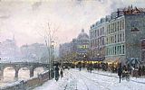 Thomas Kinkade Evening on The Seine