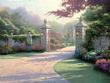 Thomas Kinkade Hometown Lake