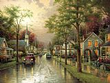Thomas Kinkade Hometown Morning