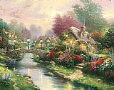 Thomas Kinkade Lamplight Bridge
