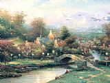 Thomas Kinkade Lamplight Village