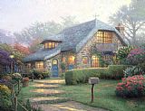 Thomas Kinkade Lilac Cottage
