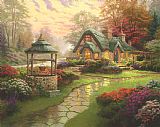 Thomas Kinkade Make a Wish Cottage