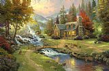 Thomas Kinkade Mountain Paradise