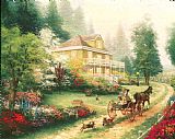 Thomas Kinkade Sunday at Apple Hill