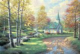Thomas Kinkade The Aspen Chapel
