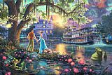 Thomas Kinkade The Princess And The Frog