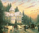 Thomas Kinkade Victorian Christmas