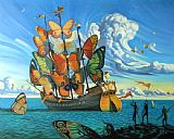 Vladimir Kush Departure of The Winged Ship