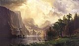 Albert Bierstadt Among The Sierra Nevada Mountains California