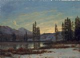 Albert Bierstadt Snow in the Rockies