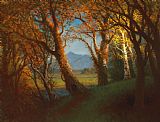 Albert Bierstadt Sunset in the Nebraska Territory