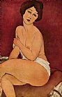 Amedeo Modigliani Seated Female Nude