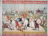 American School Poster advertising the Barnum and Bailey Greatest Show on Earth
