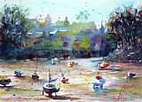 Andre Mehu Boats on the shore at Doelan