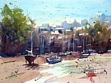 Andre Mehu Doelan little harbour in Brittany