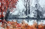 Andre Mehu Trees on the pond side