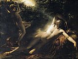 Anne Louis Girodet de RoucyTrioson The Sleep of Endymion