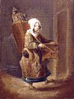 Anonymous French Artist Girl with a Magic Lantern