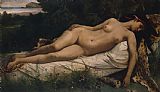 Anselm Feuerbach Recumbent Nymph