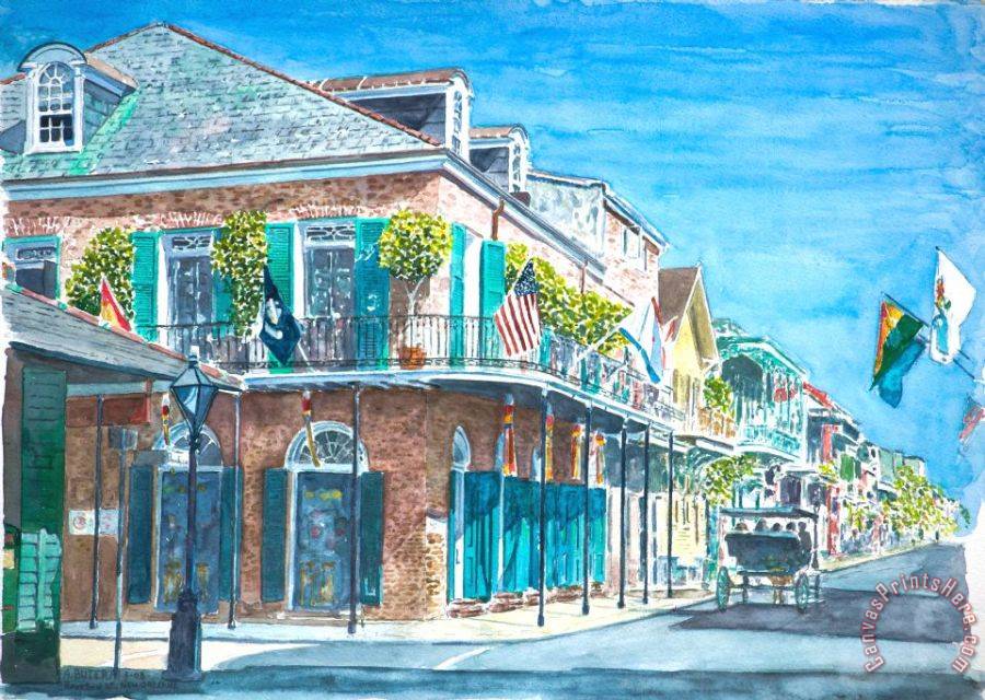 Anthony Butera New Orleans Bourbon Street Art Print for