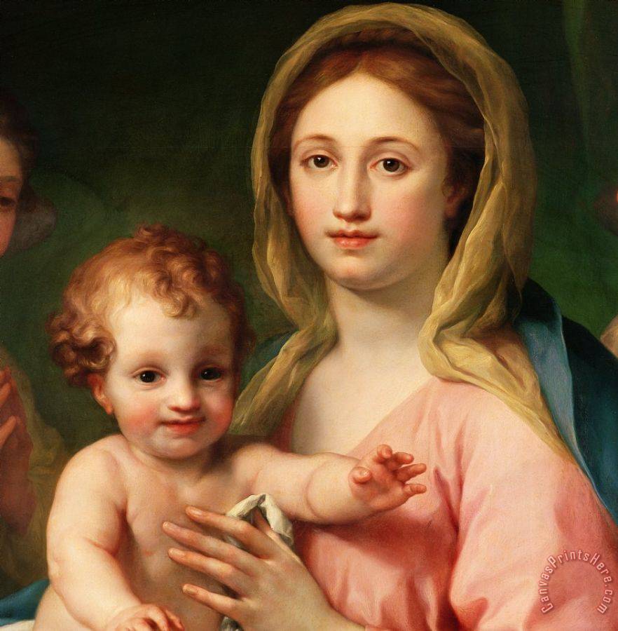Anton Raphael Mengs Madonna and Child Framed Print for sale ...