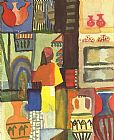 August Macke Tunisian Market