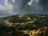Auguste Forbin View of Jerusalem from the Valley of Jehoshaphat