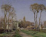 Camille Pissarro Entrance to the Village of Voisins