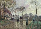 Camille Pissarro The Coach to Louveciennes
