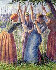Camille Pissarro Women Planting Peasticks