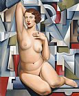 Catherine Abel Seated Cubist Nude