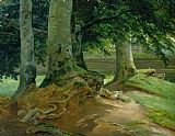 Christian Ernst Bernhard Morgenstern Beech Trees in Frederiksdal near Copenhagen