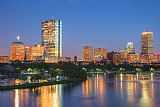 Clarence Holmes Boston Night Skyline II