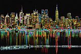 Clarence Holmes New York City Skyline Morning Twilight II