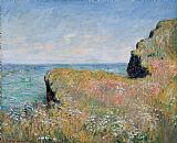 Claude Monet Edge of the Cliff Pourville
