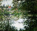 Claude Monet Ile de La Grande Jatte Through the Trees