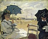 Claude Monet The Beach at Trouville