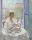 Clementine Helene Dufau Lady Reading at an Open Window