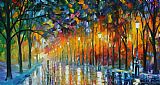 Leonid Afremov Ice Reflections