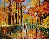 Leonid Afremov Autumn Rain