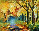 Leonid Afremov Blue Fog